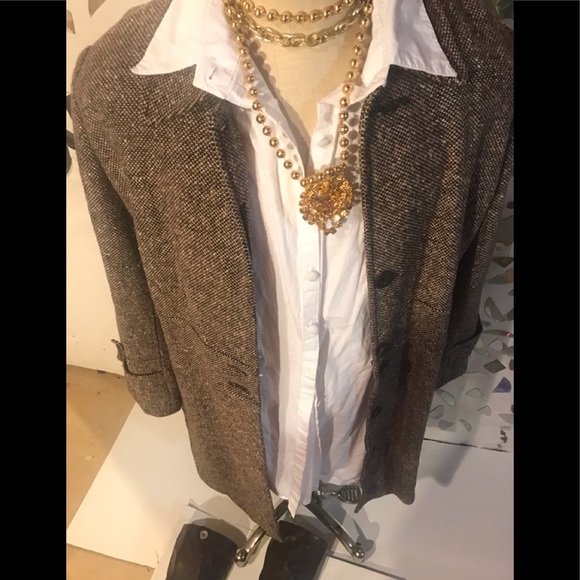 Jackets & Blazers - Tweed Coat